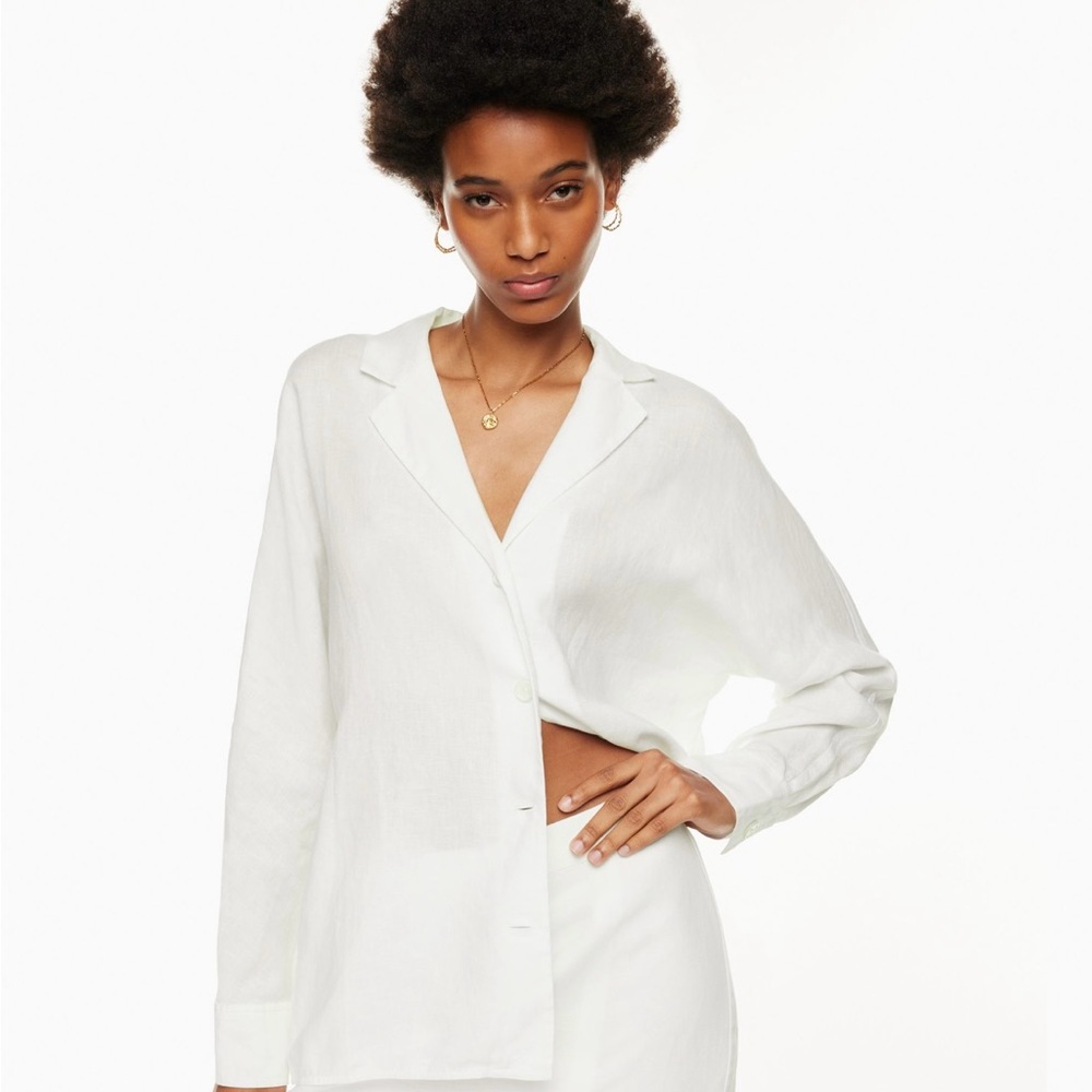Wilfred White Linen Shirt